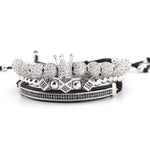 Silver Regal Macramé Set - Tasseti