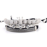 Silver Regal Macramé Set - Tasseti