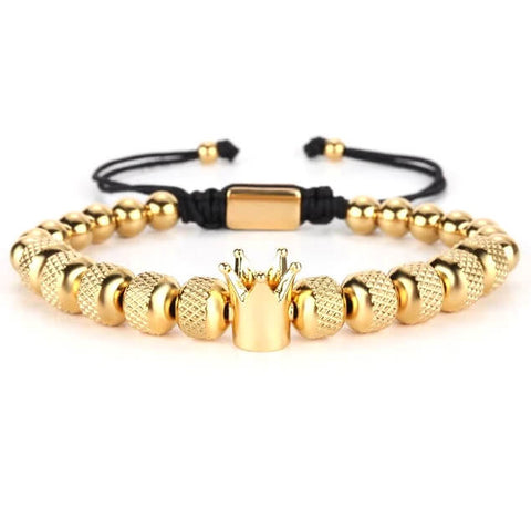 Luxury Crown Bracelet [2 Variants] - Tasseti