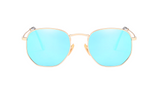 Ice Blue Luxury Retro Hexagonal - Tasseti