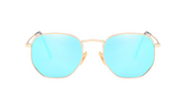 Ice Blue Luxury Retro Hexagonal - Tasseti