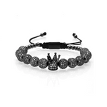 Black Crown Macramé Set - Tasseti