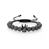 Black Crown Macramé Set - Tasseti