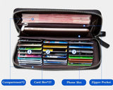 RFID Blocking - Coffee Leather Wallet - Tasseti