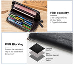 RFID Blocking - Black Leather Wallet - Tasseti