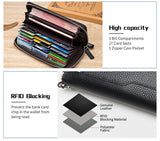 RFID Blocking - Black Leather Wallet - Tasseti