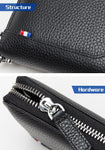 RFID Blocking - Black Leather Wallet - Tasseti
