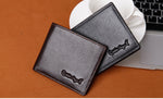 Classy Black Cobbler Leather Wallet - Tasseti