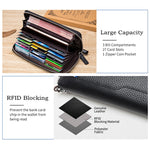 RFID Blocking - Coffee Leather Wallet - Tasseti