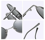 Gray Gun Classic Polarized Round Sunglasses - Tasseti