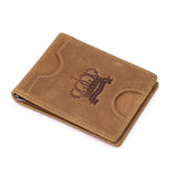 RFID Camel Design Leather Thin Money Clip - Tasseti