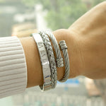 Cable Twist Bangle I [5 Variants] - Tasseti