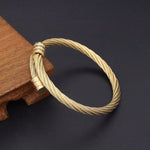 Cable Twist Bangle I [5 Variants] - Tasseti