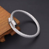 Cable Twist Bangle I [5 Variants] - Tasseti