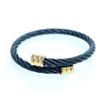 Cable Twist Bangle I [5 Variants] - Tasseti
