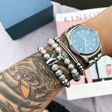 Luxury Crown CZ Skull Bracelet [2 Variants] - Tasseti