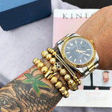Luxury Crown CZ Skull Bracelet [2 Variants] - Tasseti