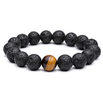 Natural Tiger Eye Stone Bracelet [4 Variants] - Tasseti