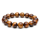 Natural Tiger Eye Stone Bracelet [4 Variants] - Tasseti