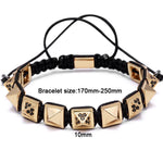 Pyramid Macrame Bracelet [4 Variants] - Tasseti
