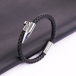 Luxury Braided Leather Nail Bracelet  [9 Variants] - Tasseti