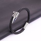 Luxury Braided Leather Nail Bracelet  [9 Variants] - Tasseti