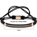 Micro Paved Macrame Bracelet [8 Variants] - Tasseti
