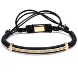 Micro Paved Macrame Bracelet [8 Variants] - Tasseti