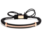 Micro Paved Macrame Bracelet [8 Variants] - Tasseti