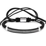 Micro Paved Macrame Bracelet [8 Variants] - Tasseti