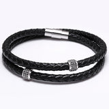 Micro Paved Leather Bracelet [2 Variants] - Tasseti
