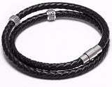 Micro Paved Leather Bracelet [2 Variants] - Tasseti
