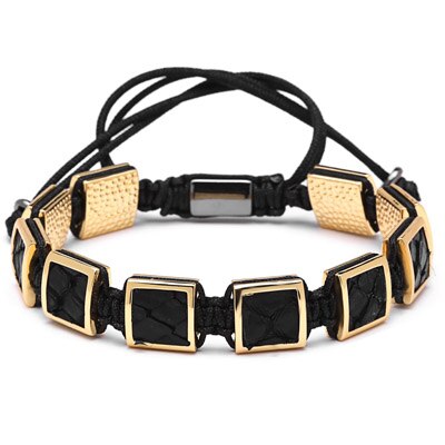 Python Skin Macrame Bracelet - Tasseti
