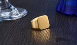 Square Gold Michael Ring - Tasseti
