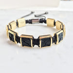 Python Skin Macrame Bracelet - Tasseti