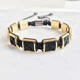 Python Skin Macrame Bracelet - Tasseti