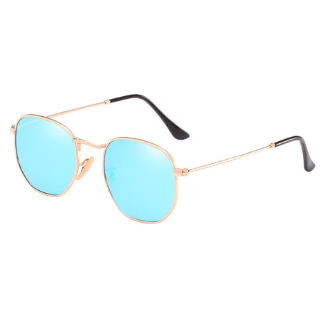 Ice Blue Luxury Retro Hexagonal - Tasseti