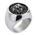 Silver Lion's Crown Ring - Tasseti