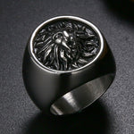 Black Lion's Crown Ring - Tasseti