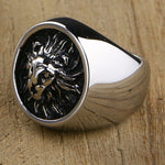 Silver Lion's Crown Ring - Tasseti