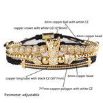 Black Crown Macramé Set - Tasseti