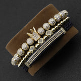 Gold Regal Macramé Set - Tasseti