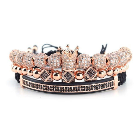 Rose Gold Regal Macramé Set - Tasseti
