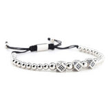 Silver Regal Macramé Set - Tasseti