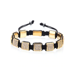 Square Beaded Bracelet [4 Variants] - Tasseti