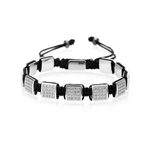 Square Beaded Bracelet [4 Variants] - Tasseti